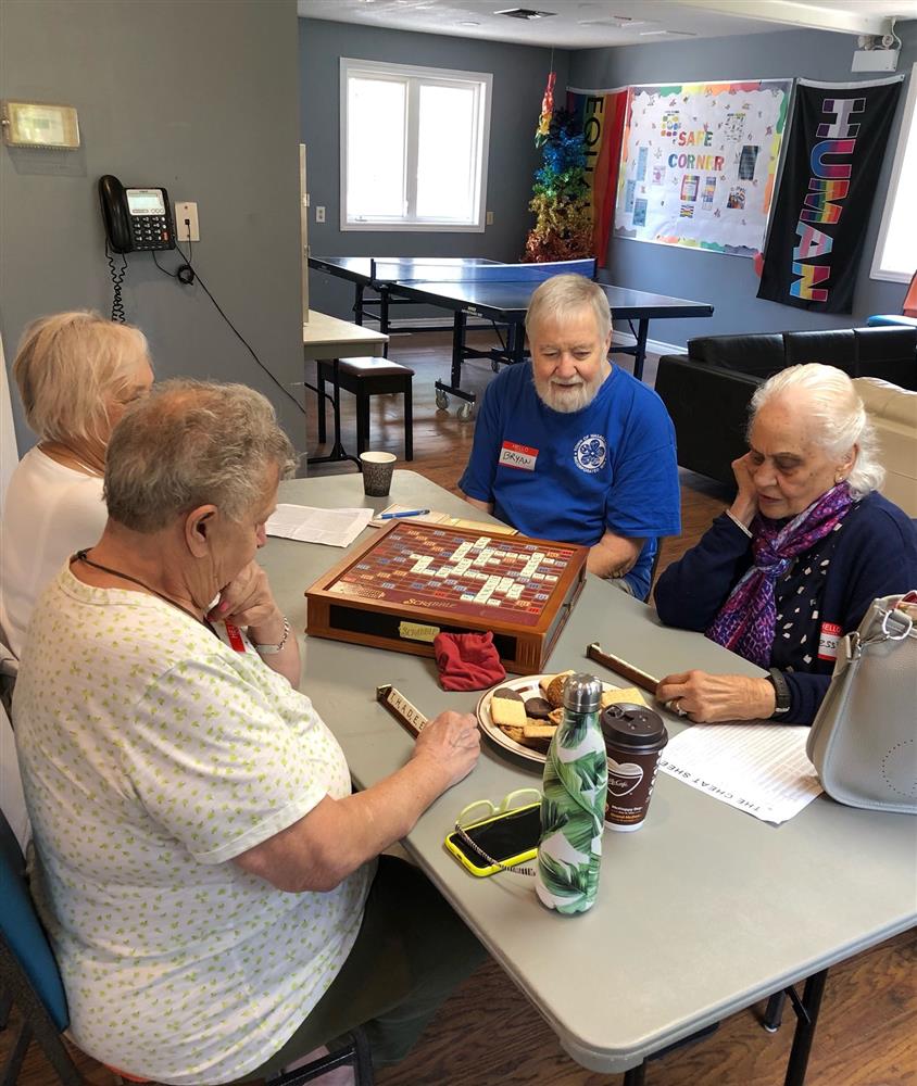 Senior Active Living Centre Games, Chats and Social